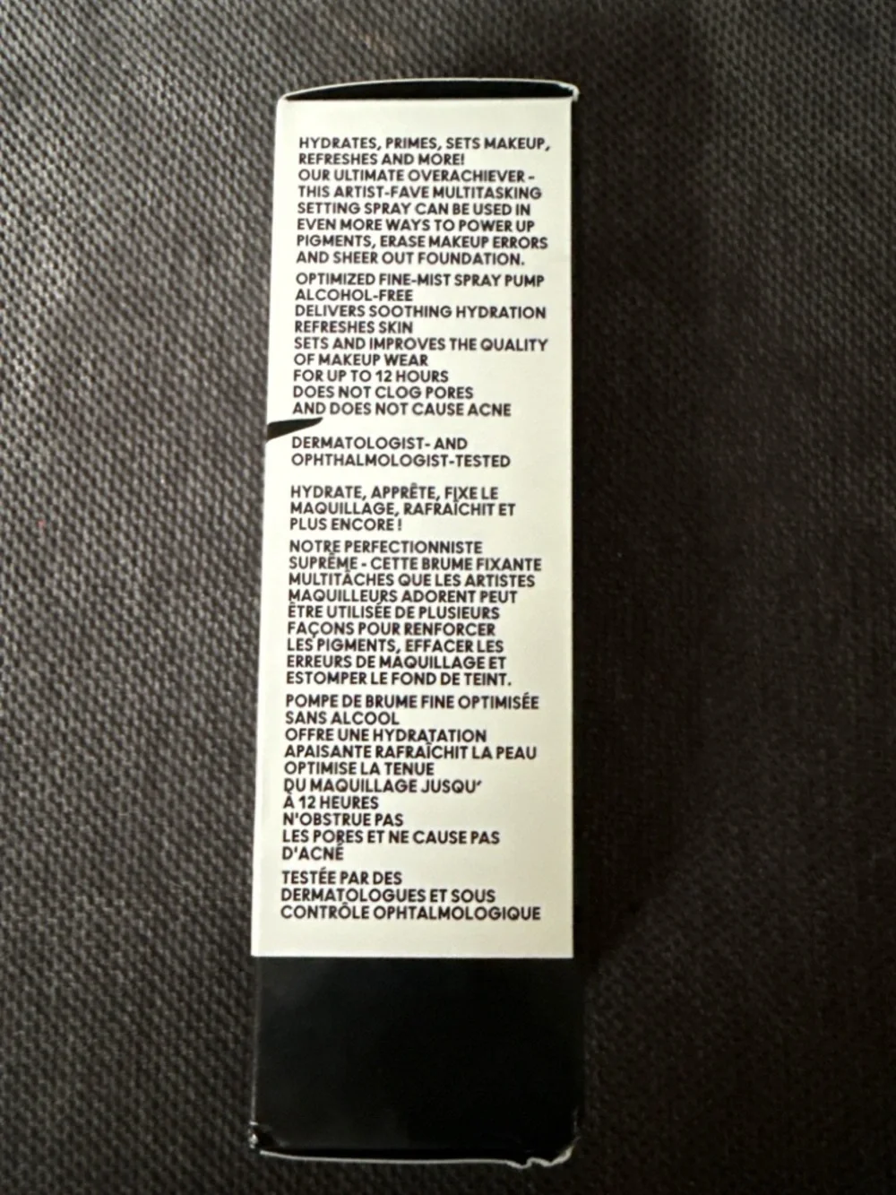 MAC Cosmetics Fix+ Setting Spray (White & Black Packaging)